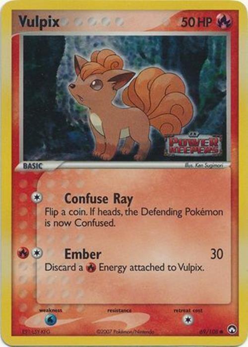 Vulpix (69/108) (Stamped) [EX: Power Keepers] | The Time Vault CA