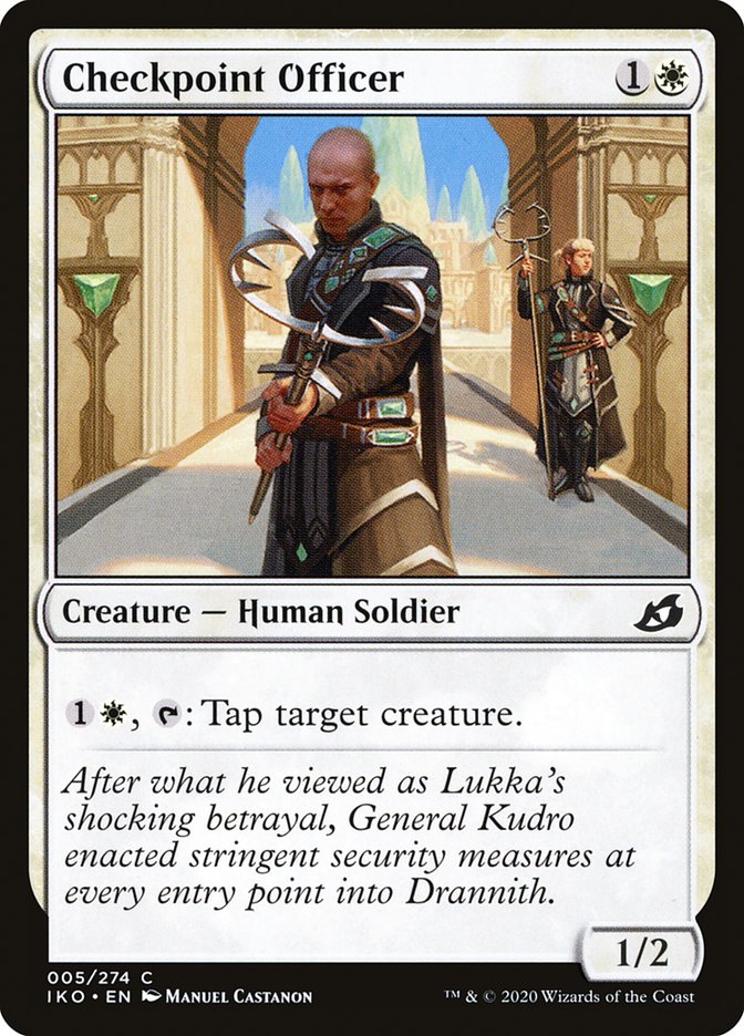 Checkpoint Officer [Ikoria: Lair of Behemoths] | The Time Vault CA