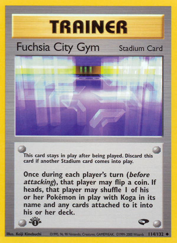 Fuchsia City Gym (114/132) [Gym Challenge 1st Edition] | The Time Vault CA