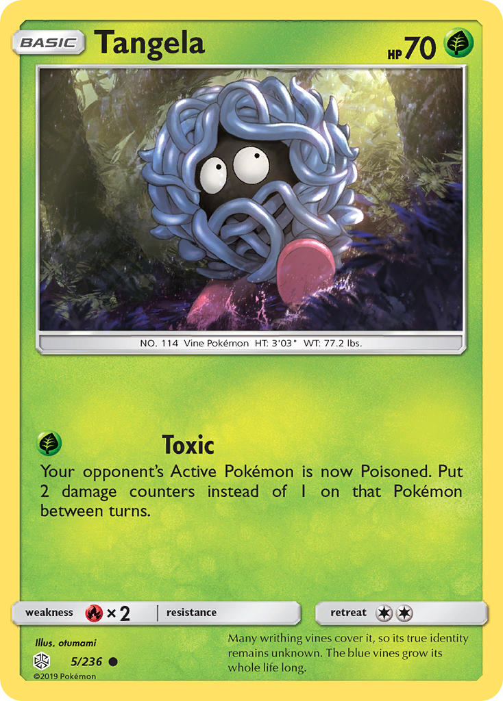 Tangela (5/236) [Sun & Moon: Cosmic Eclipse] | The Time Vault CA