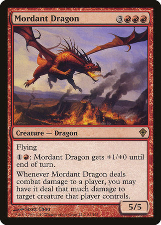 Mordant Dragon [Worldwake] | The Time Vault CA