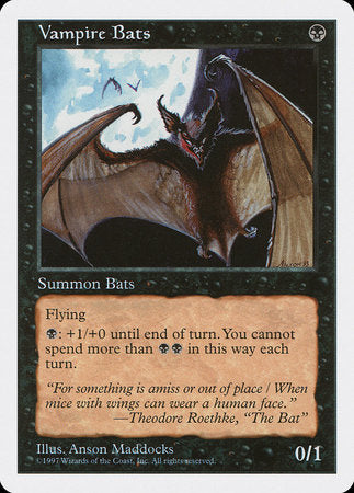 Vampire Bats [Fifth Edition] | The Time Vault CA