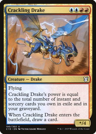 Crackling Drake [Commander 2019] | The Time Vault CA