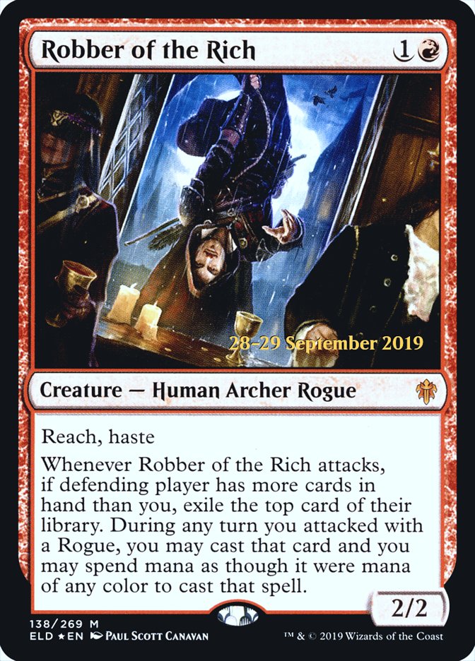 Robber of the Rich  [Throne of Eldraine Prerelease Promos] | The Time Vault CA