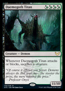 Daemogoth Titan [Strixhaven: School of Mages] | The Time Vault CA