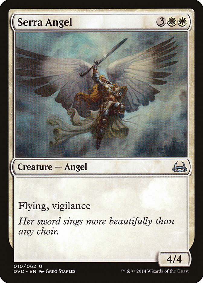 Serra Angel (Divine vs. Demonic) [Duel Decks Anthology] | The Time Vault CA