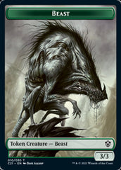 Beast (010) // Fish Token [Commander 2021 Tokens] | The Time Vault CA