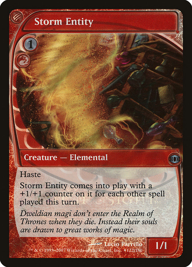 Storm Entity [Future Sight Promos] | The Time Vault CA