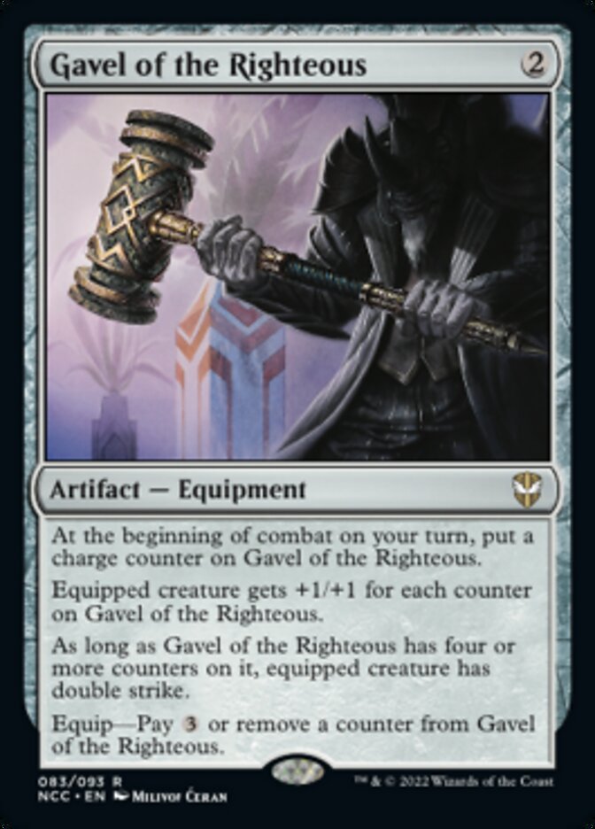 Gavel of the Righteous [Streets of New Capenna Commander] | The Time Vault CA