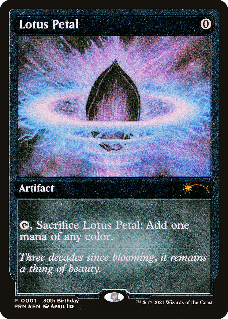 Lotus Petal (Foil Etched) [30th Anniversary Promos] | The Time Vault CA