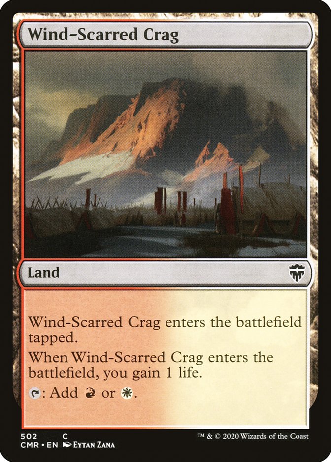 Wind-Scarred Crag [Commander Legends] | The Time Vault CA