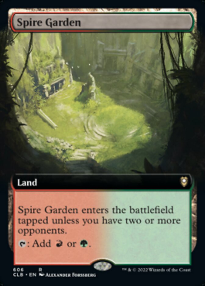Spire Garden (Extended Art) [Commander Legends: Battle for Baldur's Gate] | The Time Vault CA