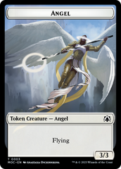 Angel (3) // Demon Double-Sided Token [March of the Machine Commander Tokens] | The Time Vault CA