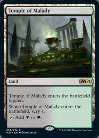 Temple of Malady [Core Set 2021] | The Time Vault CA