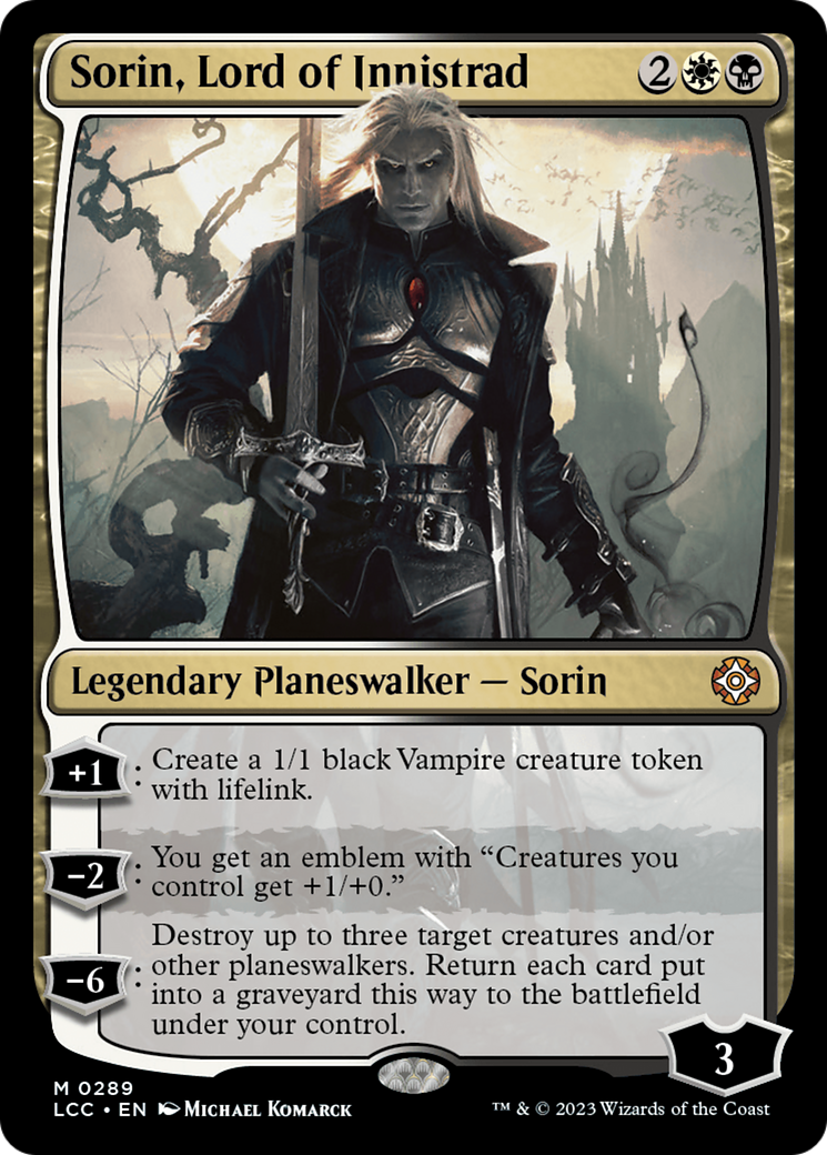 Sorin, Lord of Innistrad [The Lost Caverns of Ixalan Commander] | The Time Vault CA