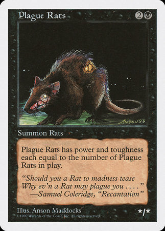 Plague Rats [Fifth Edition] | The Time Vault CA