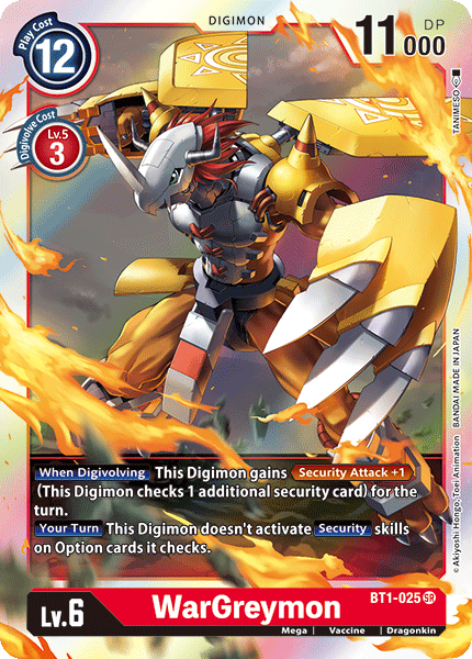 WarGreymon [BT1-025] [Release Special Booster Ver.1.0] | The Time Vault CA