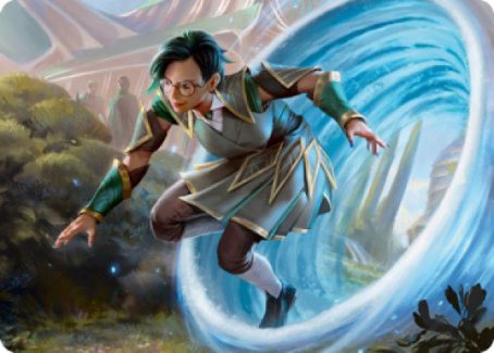 Vortex Runner Art Card [Strixhaven: School of Mages Art Series] | The Time Vault CA