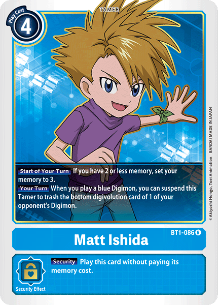 Matt Ishida [BT1-086] [Release Special Booster Ver.1.0] | The Time Vault CA