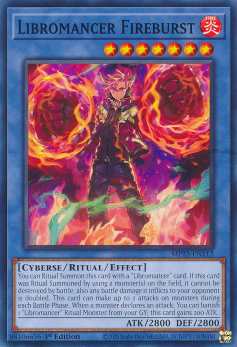 Libromancer Fireburst [MP23-EN112] Rare | The Time Vault CA