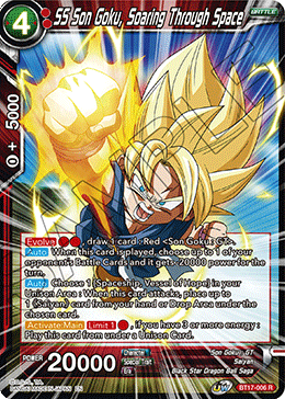 SS Son Goku, Soaring Through Space (BT17-006) [Ultimate Squad] | The Time Vault CA