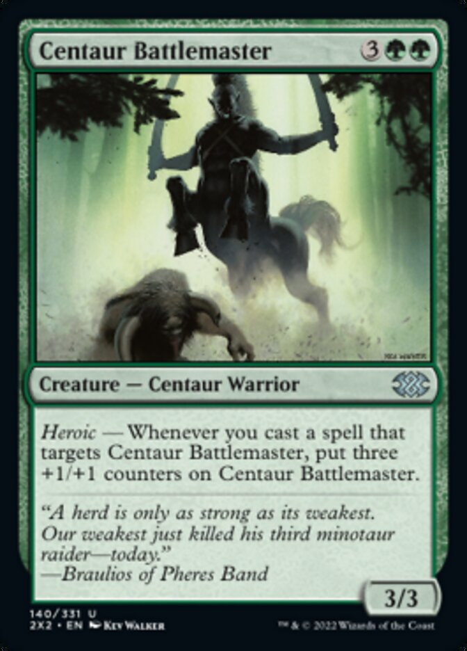 Centaur Battlemaster [Double Masters 2022] | The Time Vault CA