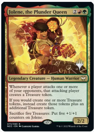 Jolene, the Plunder Queen (Promo Pack) [Streets of New Capenna Commander Promos] | The Time Vault CA