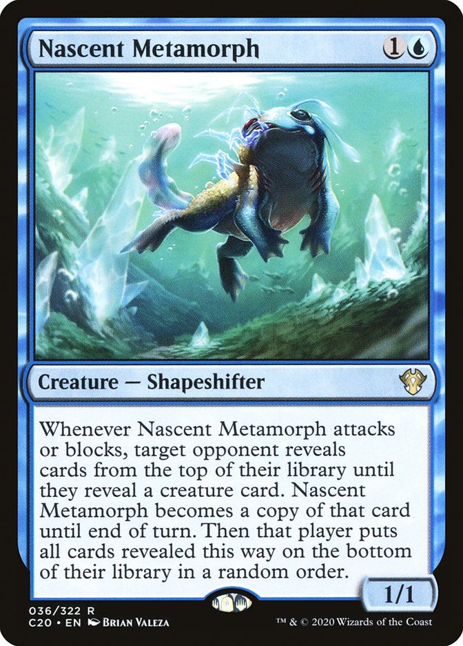 Nascent Metamorph [Commander 2020] | The Time Vault CA