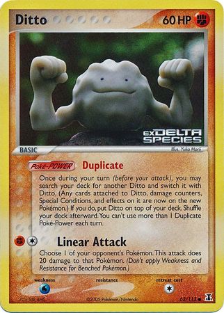 Ditto (62/113) (Stamped) [EX: Delta Species] | The Time Vault CA