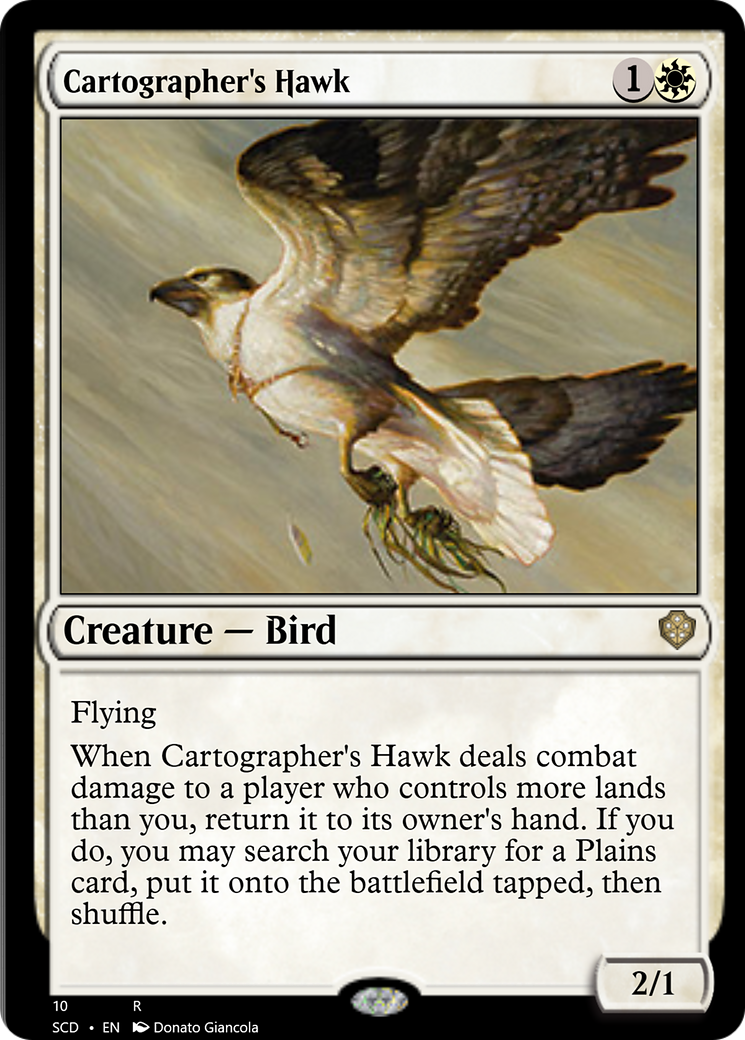 Cartographer's Hawk [Starter Commander Decks] | The Time Vault CA