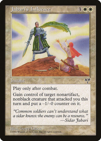 Jabari's Influence [Mirage] | The Time Vault CA