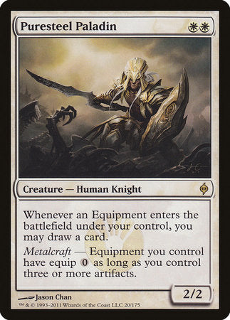 Puresteel Paladin [New Phyrexia] | The Time Vault CA