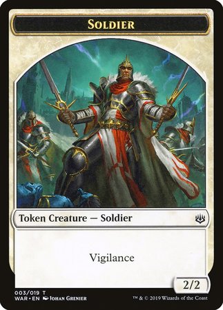 Soldier Token [War of the Spark Tokens] | The Time Vault CA