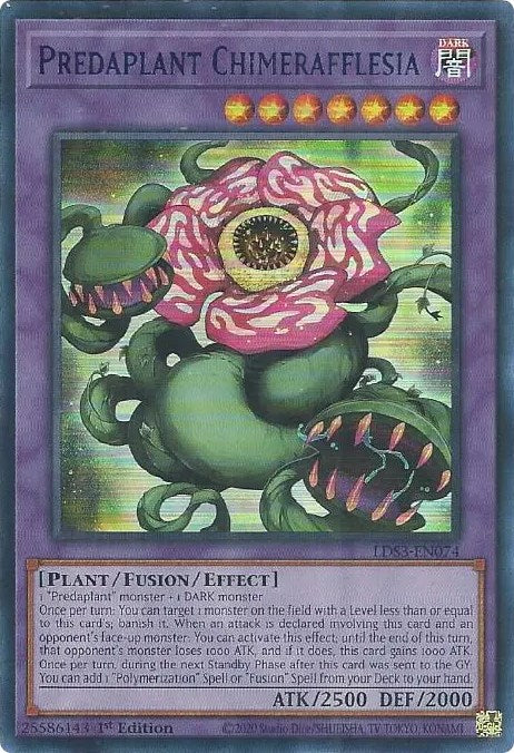 Predaplant Chimerafflesia (Blue) [LDS3-EN074] Ultra Rare | The Time Vault CA