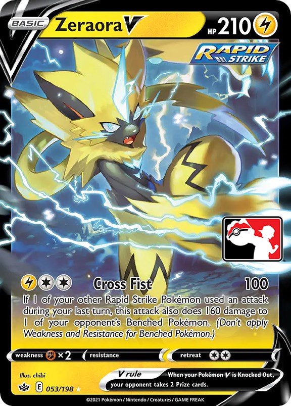 Zeraora V (053/198) [Prize Pack Series One] | The Time Vault CA