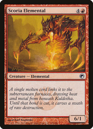 Scoria Elemental [Scars of Mirrodin] | The Time Vault CA