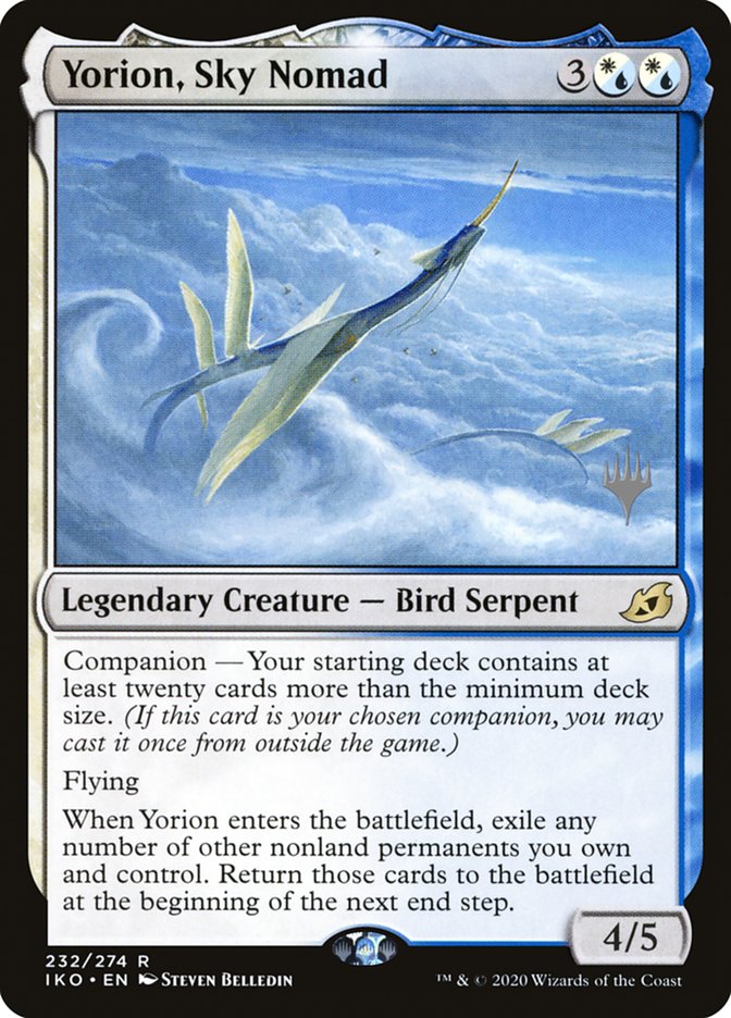 Yorion, Sky Nomad (Promo Pack) [Ikoria: Lair of Behemoths Promos] | The Time Vault CA