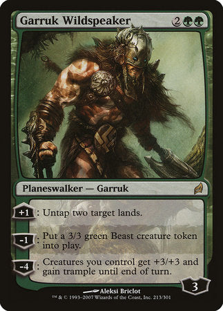 Garruk Wildspeaker [Lorwyn] | The Time Vault CA