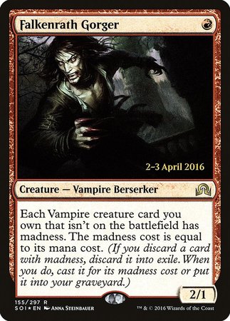 Falkenrath Gorger [Shadows over Innistrad Promos] | The Time Vault CA
