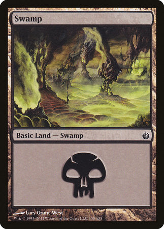 Swamp (150) [Mirrodin Besieged] | The Time Vault CA