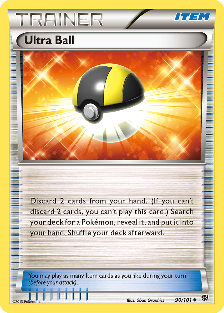 Ultra Ball (90/101) [Black & White: Plasma Blast] | The Time Vault CA