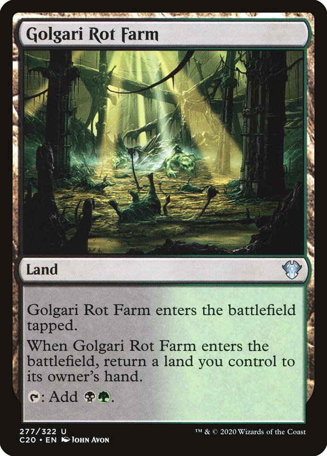 Golgari Rot Farm [Commander 2020] | The Time Vault CA