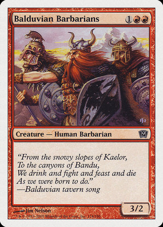 Balduvian Barbarians [Ninth Edition] | The Time Vault CA