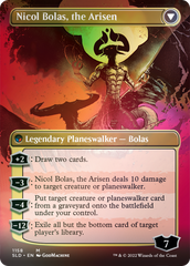 Nicol Bolas, the Ravager // Nicol Bolas, the Arisen (Borderless) [Secret Lair: From Cute to Brute] | The Time Vault CA