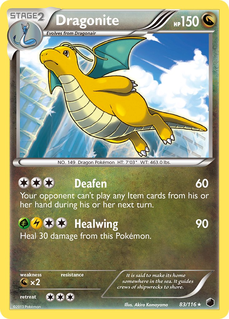 Dragonite (83/116) (Cosmos Holo) (Blister Exclusive) [Black & White: Plasma Freeze] | The Time Vault CA