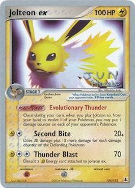 Jolteon ex (109/113) (Flyvees - Jun Hasebe) [World Championships 2007] | The Time Vault CA