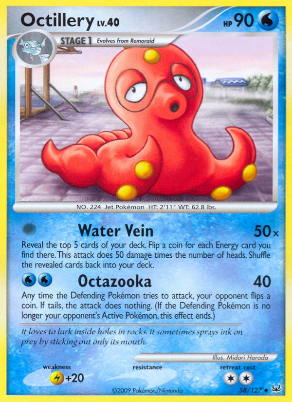 Octillery (58/127) [Platinum: Base Set] | The Time Vault CA