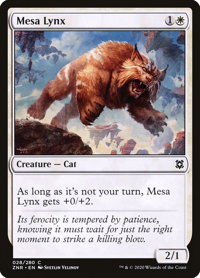 Mesa Lynx [Zendikar Rising] | The Time Vault CA