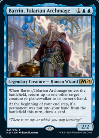 Barrin, Tolarian Archmage [Core Set 2021] | The Time Vault CA