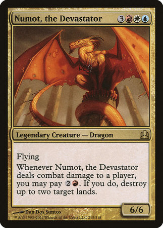Numot, the Devastator [Commander 2011] | The Time Vault CA